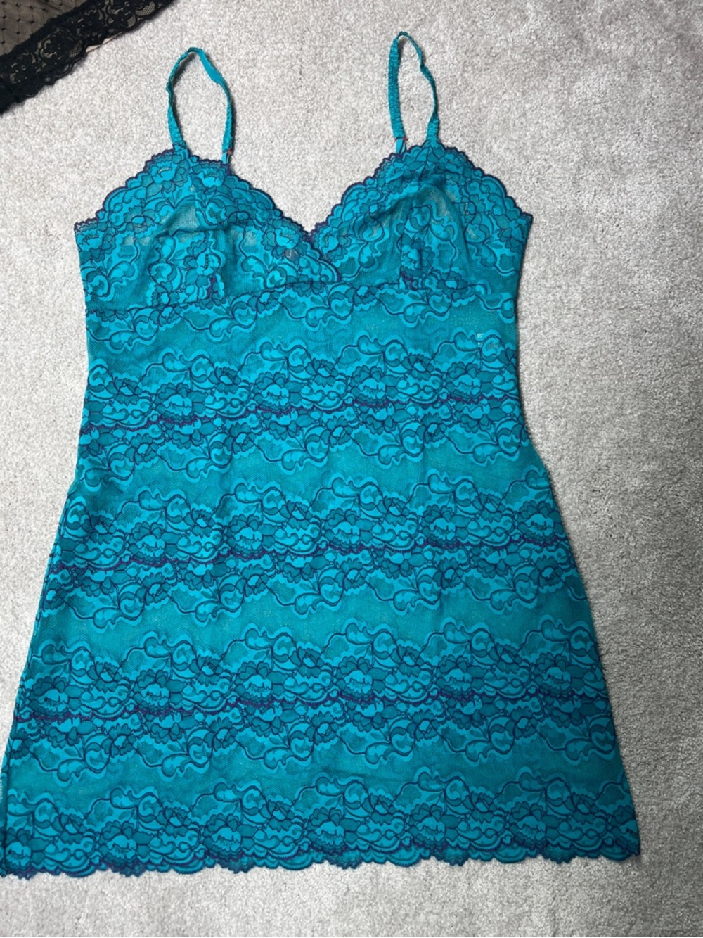 Josie by Natori Lace Chemise Slip Nightgown Sz L